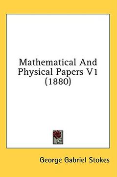 portada mathematical and physical papers v1 (1880) (en Inglés)