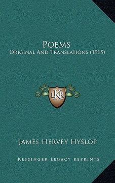 portada poems: original and translations (1915) (en Inglés)