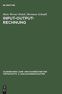 portada Input-Output-Analyse (Oldenbourgs Lehr- und Handb Cher der Wirtschafts- u. Sozialw) (en Alemán)