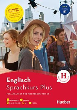portada Hueber Sprachkurs Plus / Hueber Sprachkurs Plus Englisch: Für Anfänger und Wiedereinsteiger / Buch mit Onlineübungen, Mp3-Cd und app (en Inglés)