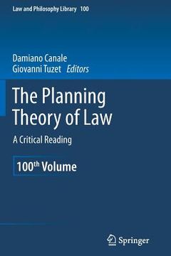 portada The Planning Theory of Law: A Critical Reading (in English)