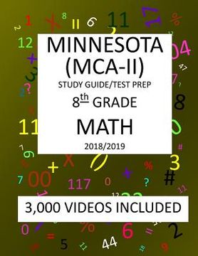 portada 8th Grade MINNESOTA MCA-II, 2019 MATH, Test Prep: 8th Grade MINNESOTA COMPREHENSIVE ASSESSMENT TEST 2019 MATH Test Prep/Study Guide