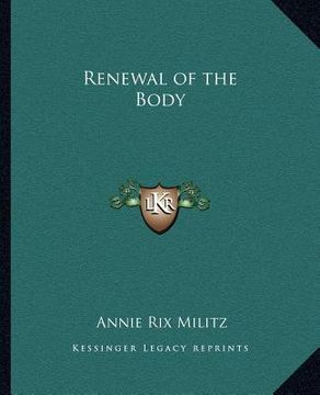 portada renewal of the body (en Inglés)