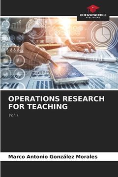 portada Operations Research for Teaching (en Inglés)