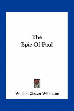 portada the epic of paul (en Inglés)