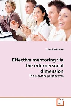 portada effective mentoring via the interpersonal dimension (en Inglés)