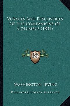 portada voyages and discoveries of the companions of columbus (1831) (in English)