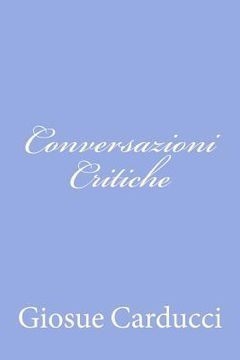 portada Conversazioni Critiche (in Italian)