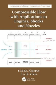 portada Compressible Flow With Applications to Engines, Shocks and Nozzles (Mathematics and Physics for Science and Technology) (en Inglés)