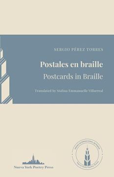 portada Postales en Braille: Postcards in Braille (Bilingual Edition) (Colección Premio Nueva York Poetry Press)