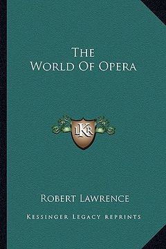 portada the world of opera (en Inglés)