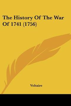 portada the history of the war of 1741 (1756) (in English)