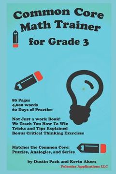 portada Common Core Math Trainer for Grade 3 (in English)