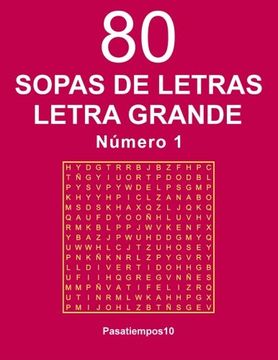 portada 80 Sopas de Letras Letra Grande - n. 1: Volume 1