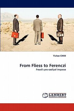 portada from fliess to ferenczi (en Inglés)