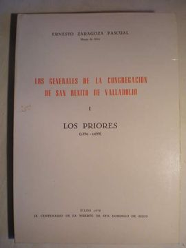 portada Generales de la Congregacion de san Benito de Valladolid los 1