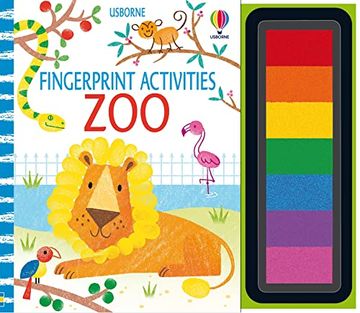 portada Fingerprint Activities zoo (in English)