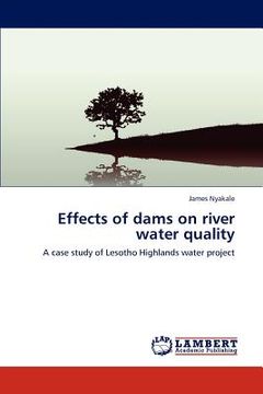 portada effects of dams on river water quality (en Inglés)