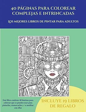 portada Los Mejores Libros de Pintar Para Adultos (in Spanish)