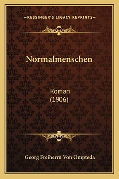 portada Normalmenschen: Roman (1906) (en Alemán)
