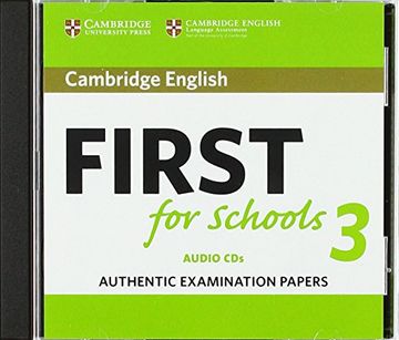 portada Cambridge English First for Schools 3 Audio cds (Fce Practice Tests) ()