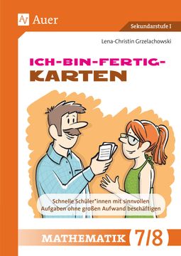 portada Ich-Bin-Fertig-Karten Mathematik Klassen 7-8 (en Alemán)