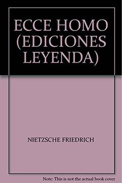 portada Ecce Homo (Ediciones Leyenda)