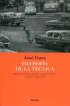 portada Filosofia de la Tecnica (in Spanish)