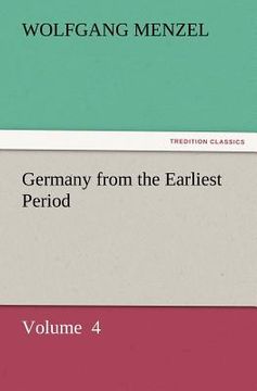 portada germany from the earliest period (en Inglés)