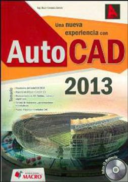 portada Una Nueva Experiencia Con AutoCAD 2013
