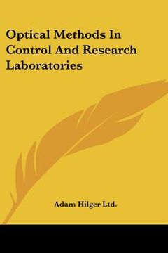 portada optical methods in control and research laboratories (en Inglés)
