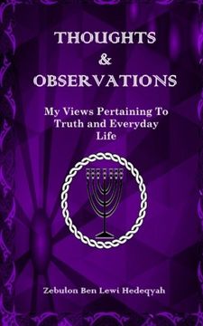 portada Thoughts & Observations: My Views Pertaining To Truth and Everyday Life