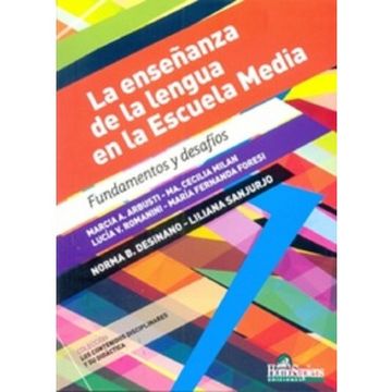 portada Enseñanza de la Lengua en la Escuela Media Fundamentos y Desafios (in Spanish)