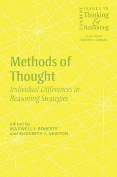 portada methods of thought: individual differences in reasoning strategies (en Inglés)