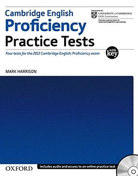 portada Cambridge English Proficiency (Cpe). Practice Tests With key (Proficiency Practice Tests) (in English)