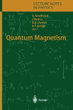 portada quantum magnetism (en Inglés)