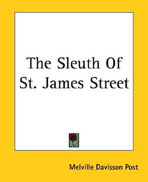 portada the sleuth of st. james street (en Inglés)