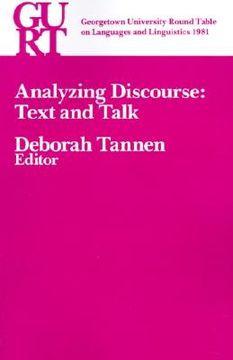 portada analyzing discourse: text and talk (in English)