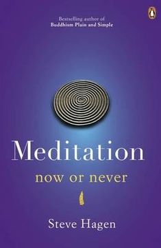 portada meditation now or never. steve hagen (en Inglés)