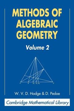 portada Methods of Algebraic Geometry: Volume 2 Paperback: V. 2 (Cambridge Mathematical Library) (en Inglés)
