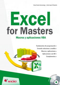 portada Exel for Master (in Spanish)