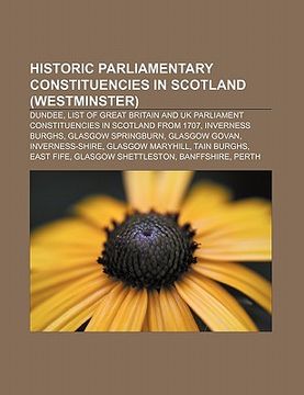 portada historic parliamentary constituencies in scotland (westminster): dundee