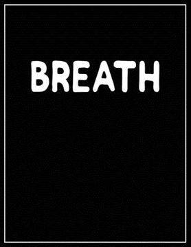 portada Breath: Black and white Decorative Book - Perfect for Coffee Tables, End Tables, Bookshelves, Interior Design & Home Staging A (en Inglés)