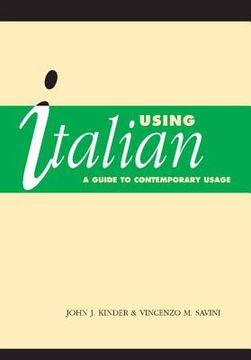 portada Using Italian Paperback: A Guide to Contemporary Usage 
