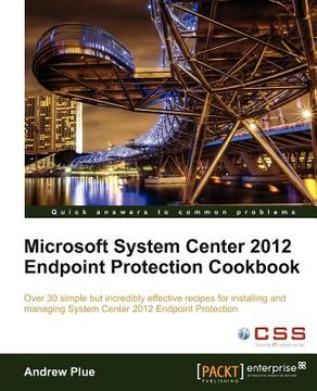 portada microsoft system center 2012 endpoint protection cookbook (en Inglés)