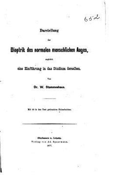 portada Darstellung der Dioptrik des normalen, menschlichen Auges (in German)