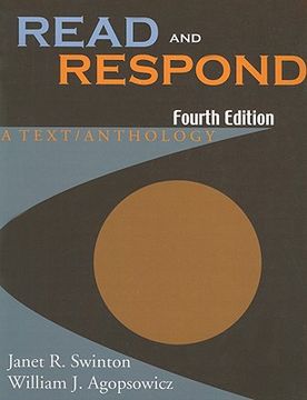 portada read and respond: a text/anthology (en Inglés)