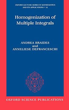 portada Homogenization of Multiple Integrals 
