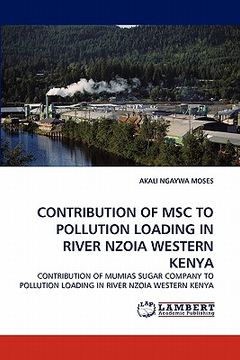 portada contribution of msc to pollution loading in river nzoia western kenya (en Inglés)