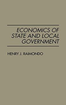 portada Economics of State and Local Government (en Inglés)